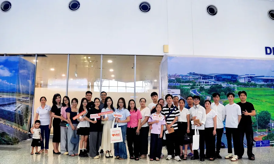 Khoảnh khắc học viên NAVI tại sân bay lên đường sang Đức
