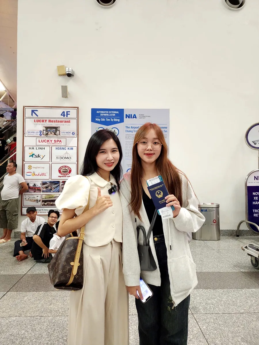 Gia đình tiễn học viên NAVI sang Đức du học nghề