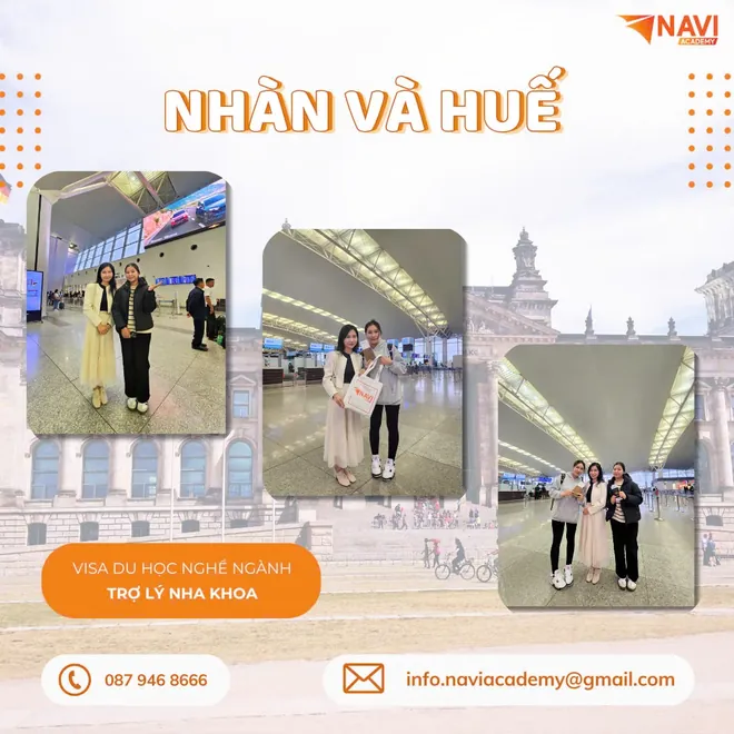 Học viên NAVI du học nghề trợ lý nha khoa tại Đức
